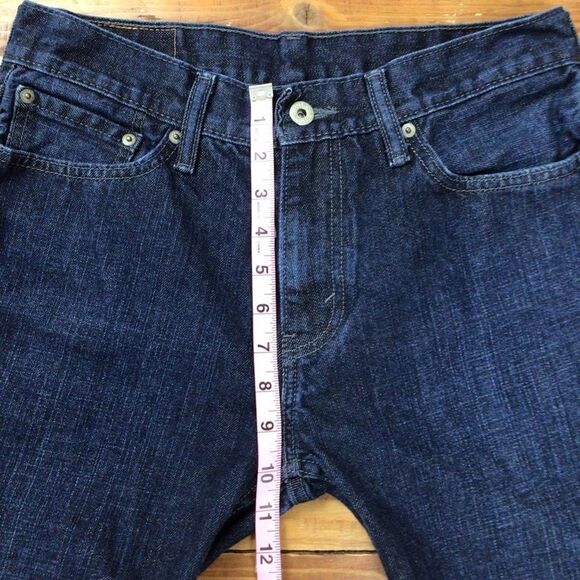 Levi’s 504 dark blue jeans 31/34 Levis - Picture 8 of 11